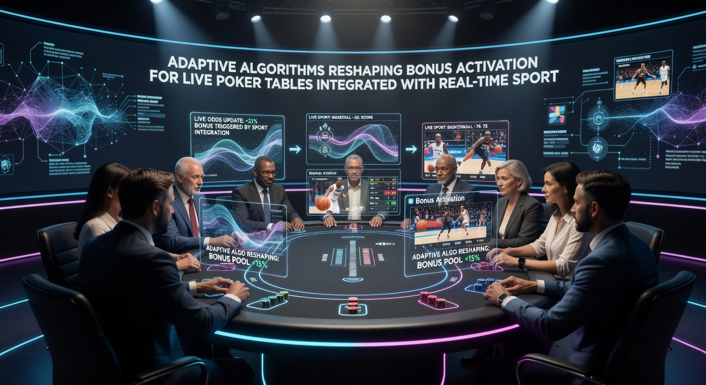 Integration von Live-Poker-Tischen und Sportwetten mit algorithmischer Bonussteuerung