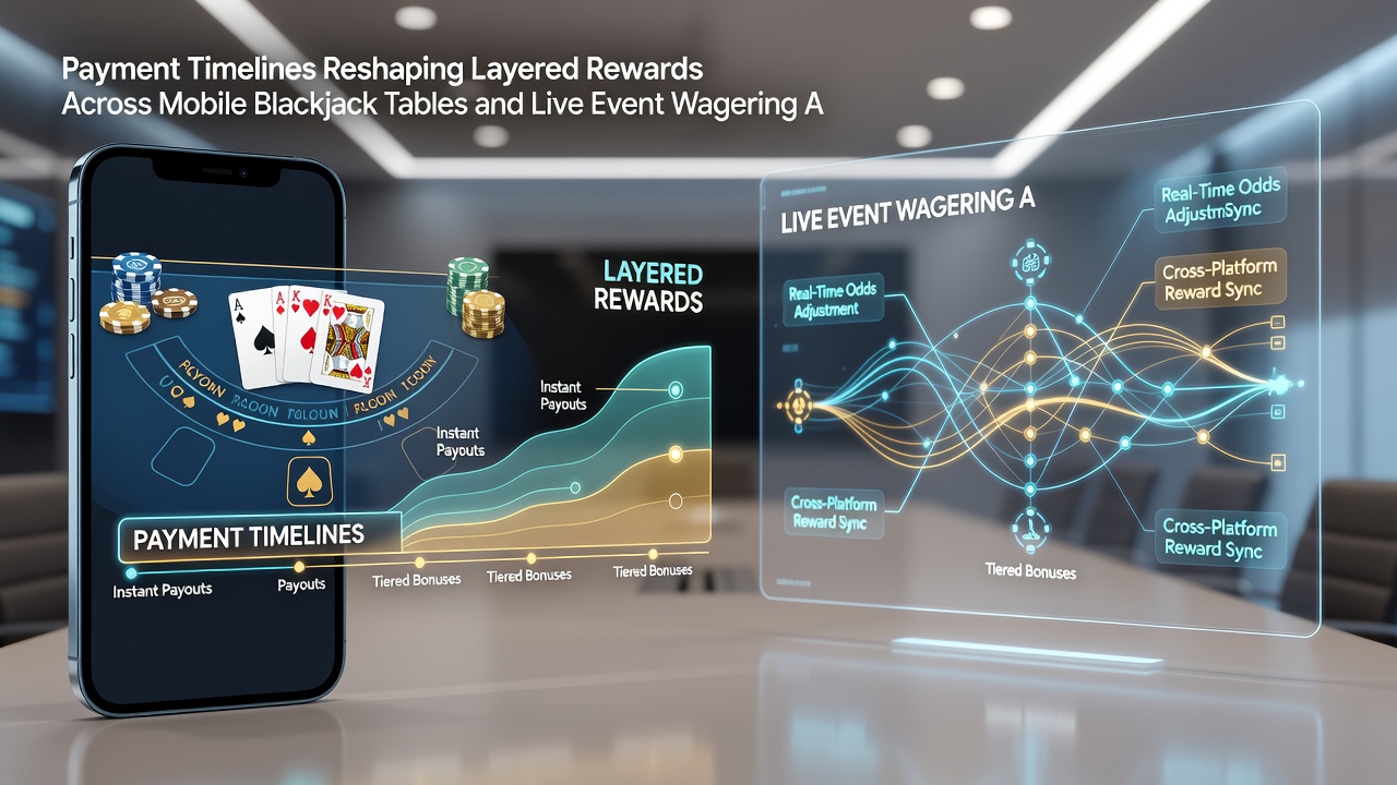 Mobile Blackjack-Tische mit integrierten Wettfunktionen und Zahlungssystemen